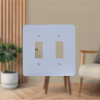 Placa 4x4 para 2 Interruptores 1 Tecla - Image 2