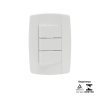 Conjunto 3 Interruptores Simples 10A 250V