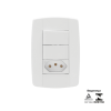 Conjunto 2 Interruptores Simples + 1 Tomada 10A 250V