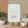 Conjunto 2 Interruptores Simples + 1 Tomada 10A 250V - Image 2