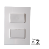 Conjuto 2 interruptores simples 10a 250V Vivaz