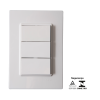 Conjunto 3 Interruptores Simples 10A 250V