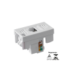 Módulo Tomada de Rede RJ45 CAT 5e - 8 Fios