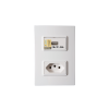 Conjunto Tomada 10A 250V + Tomada USB 2A - Vivaz